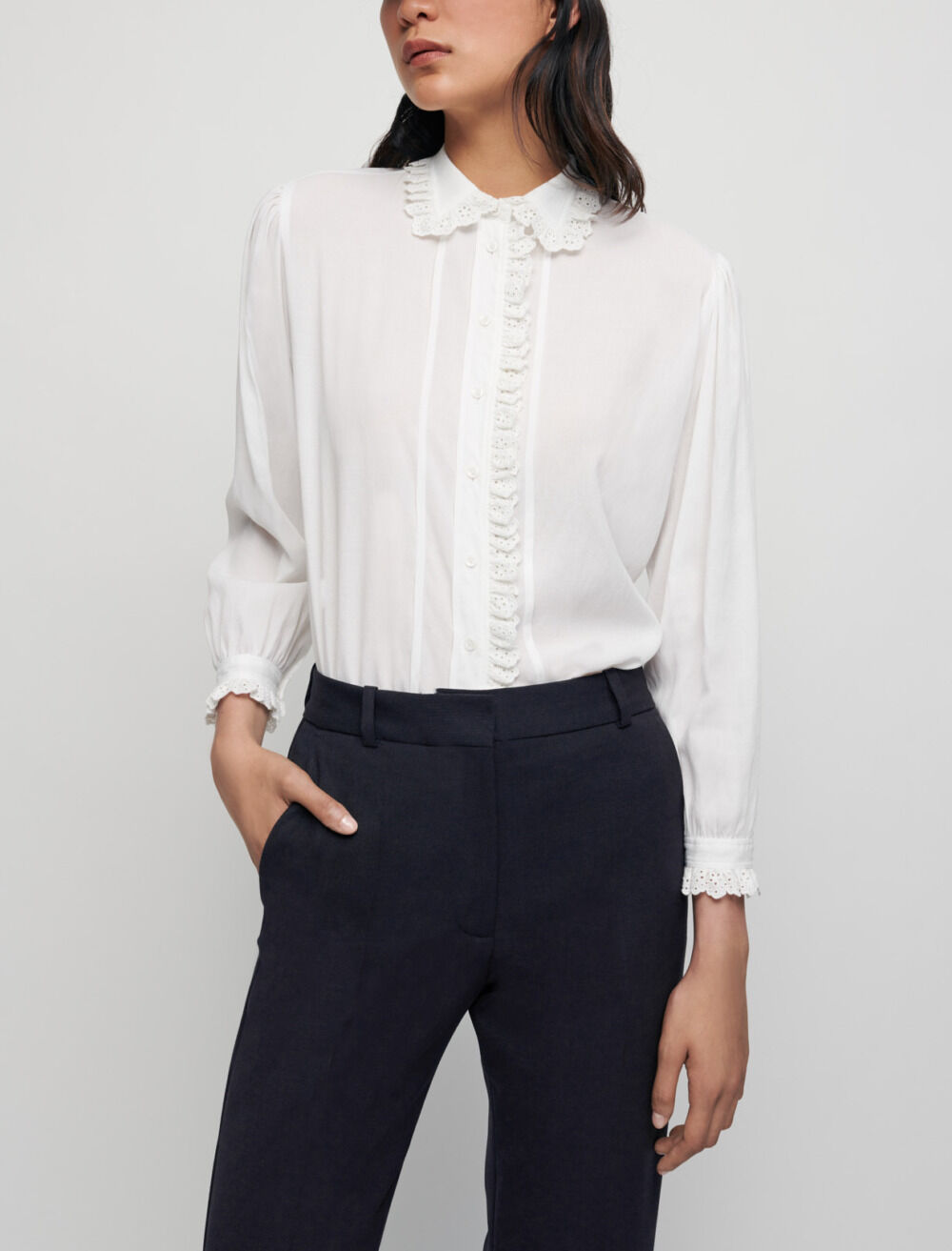 Chemise blanche maje outlet