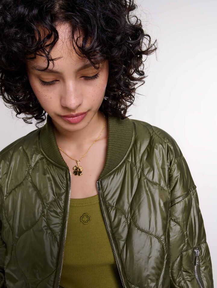 Blouson court matelassé