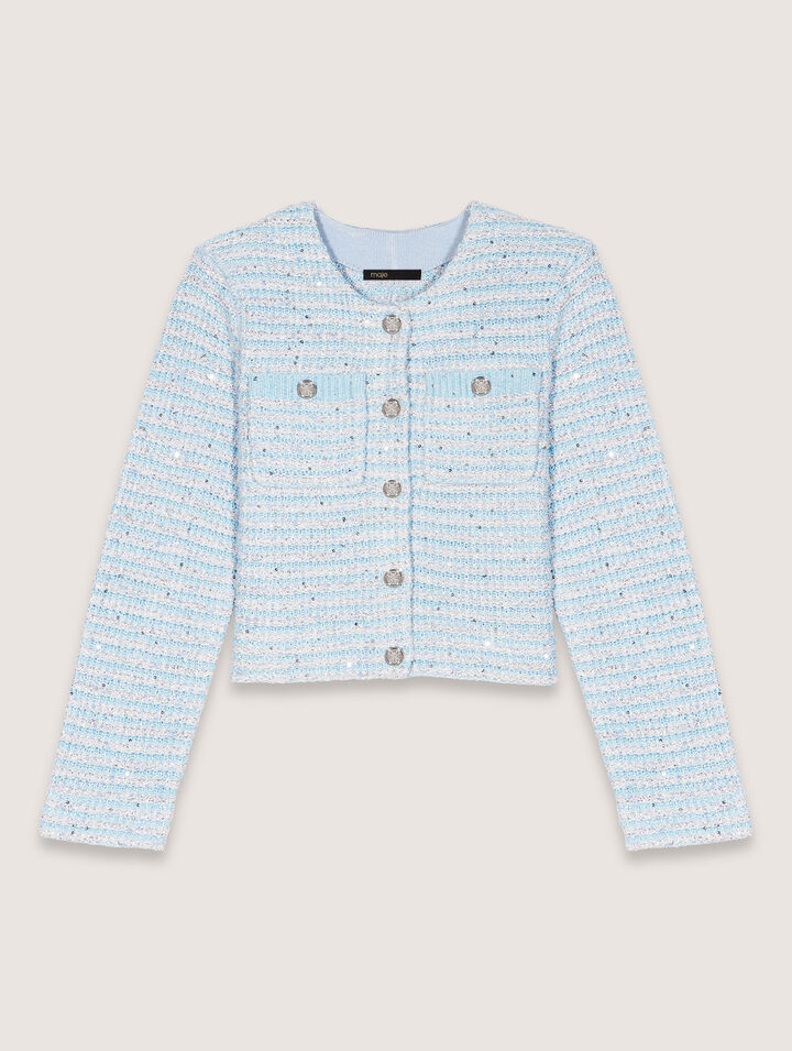 Cardigan à sequins