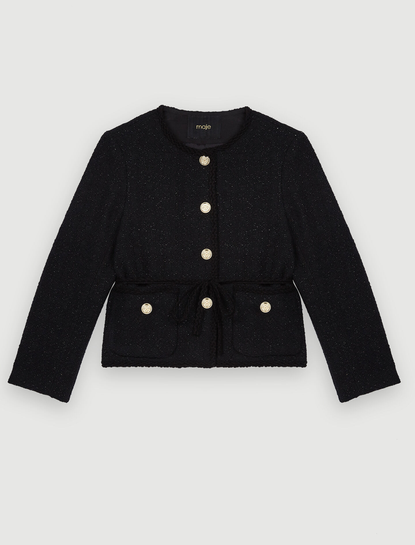 Maje black jacket new arrivals