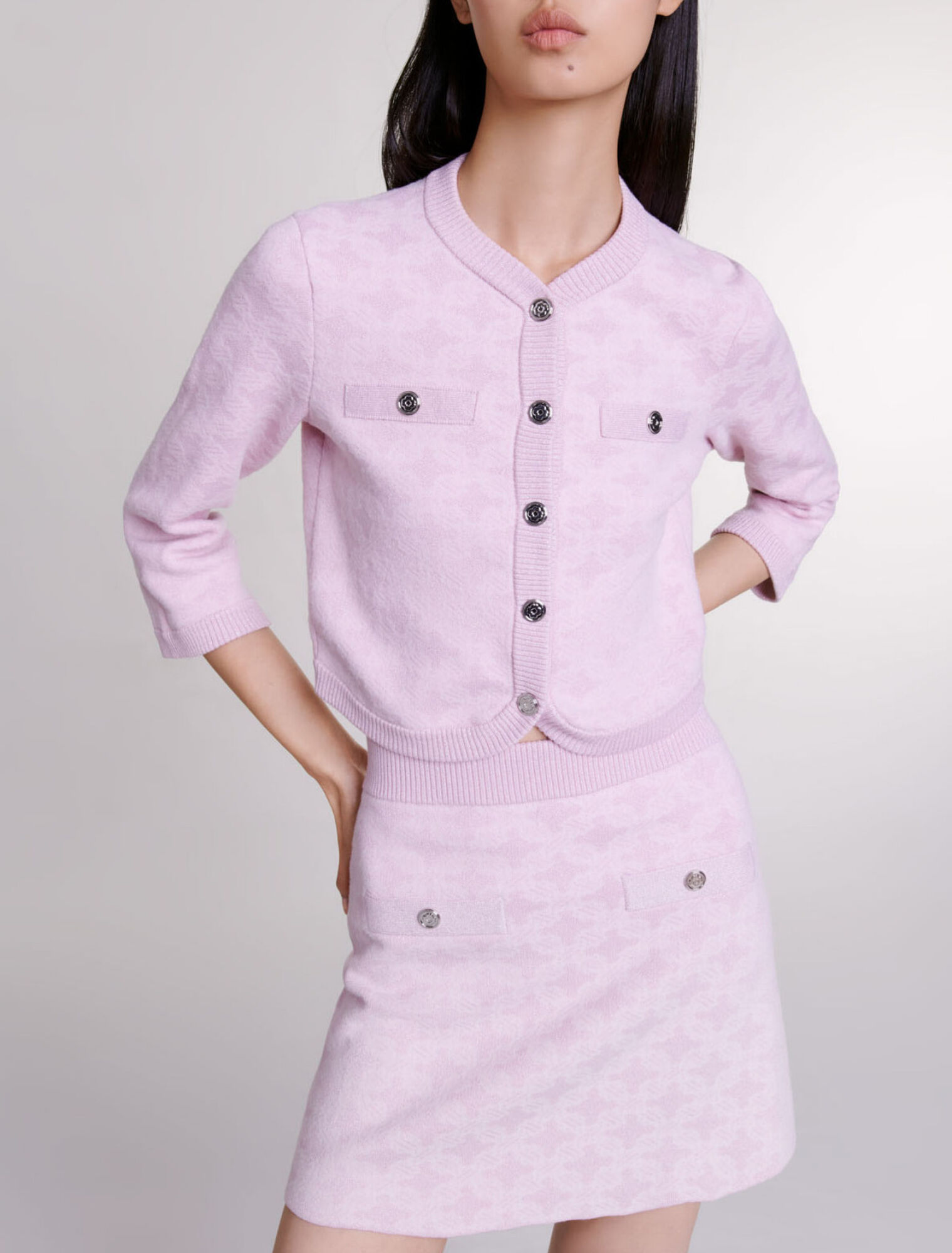 Jupe en maille jacquard