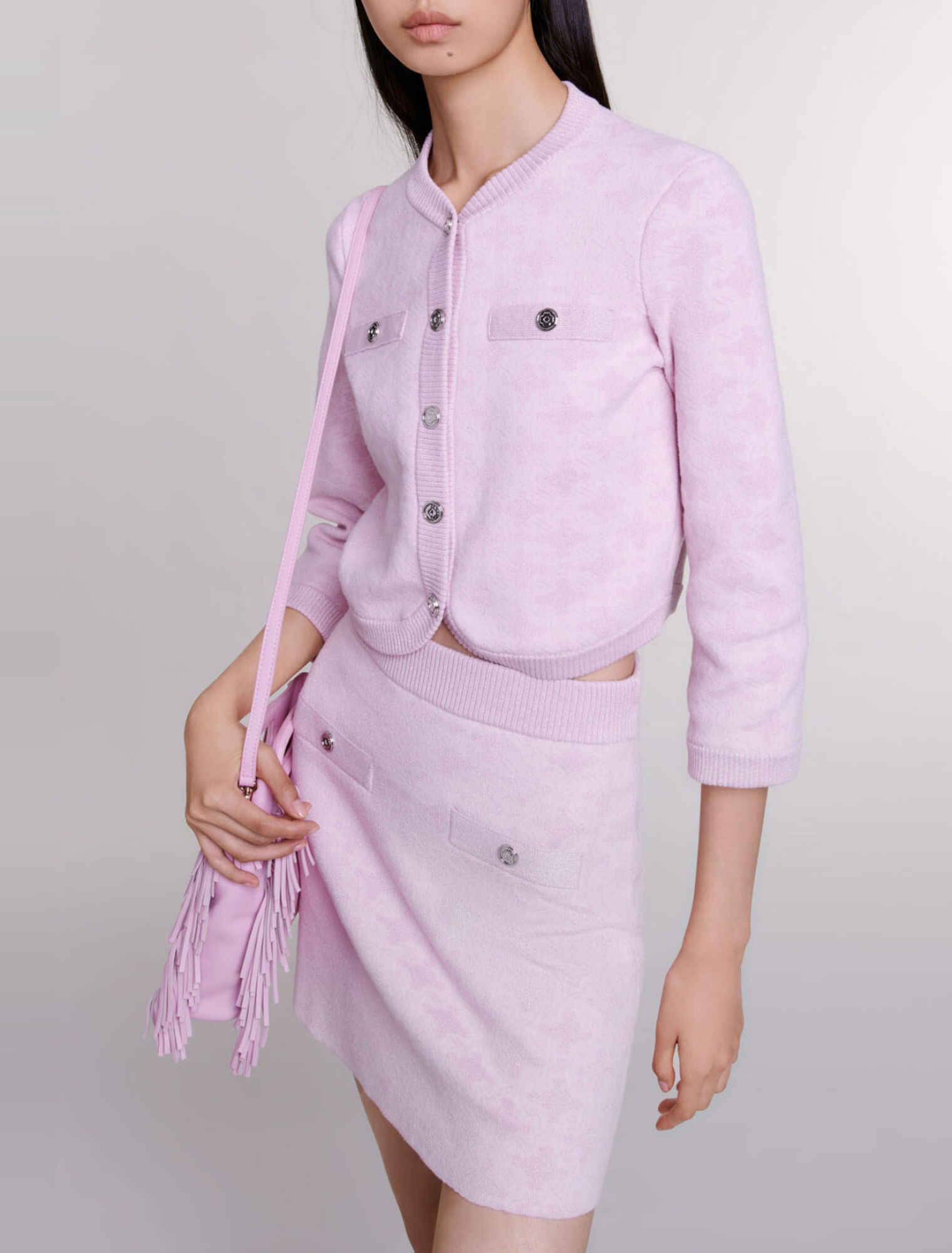 Jupe en maille jacquard