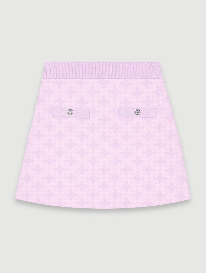 Jupe en maille jacquard