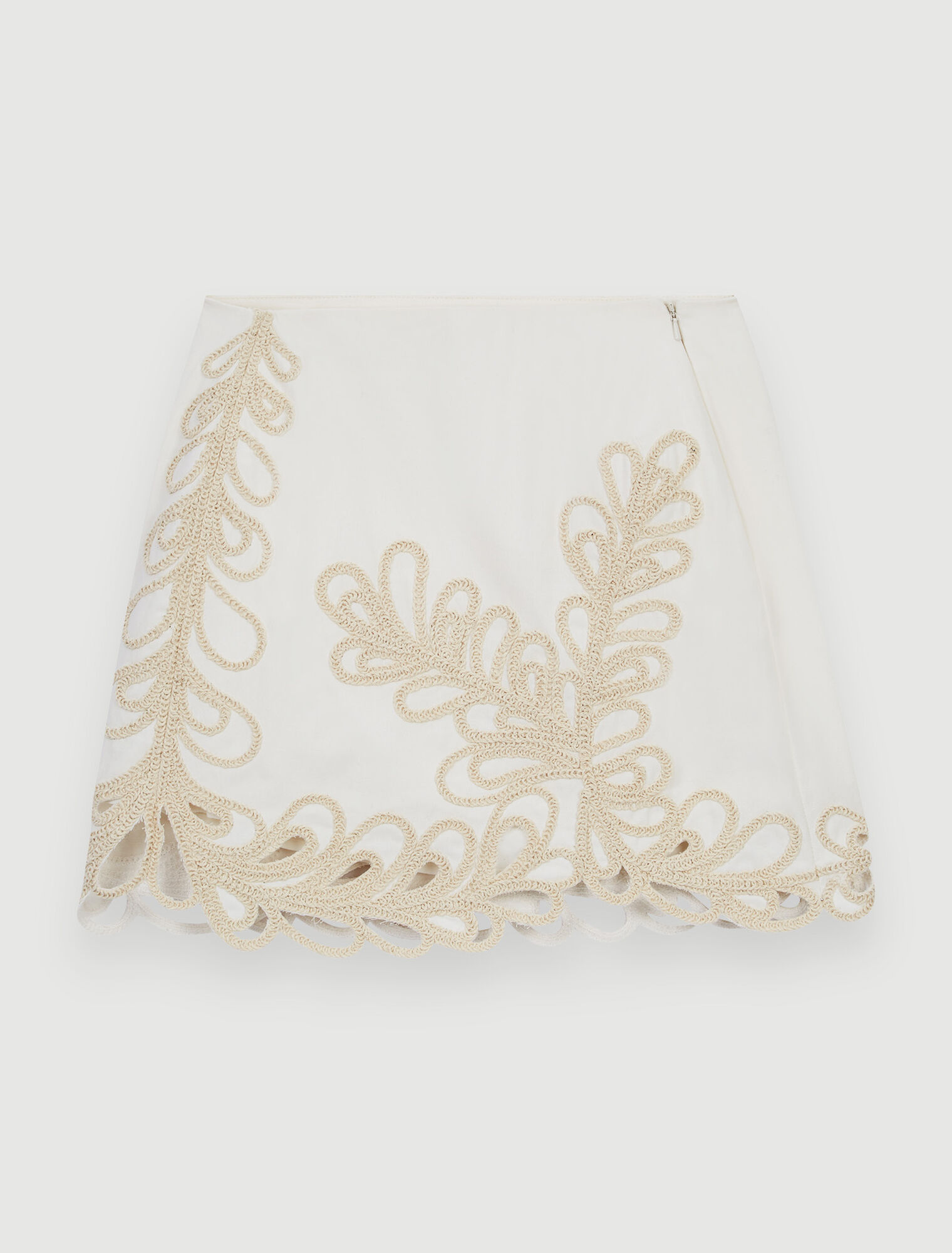 Fully embroidered skirt 