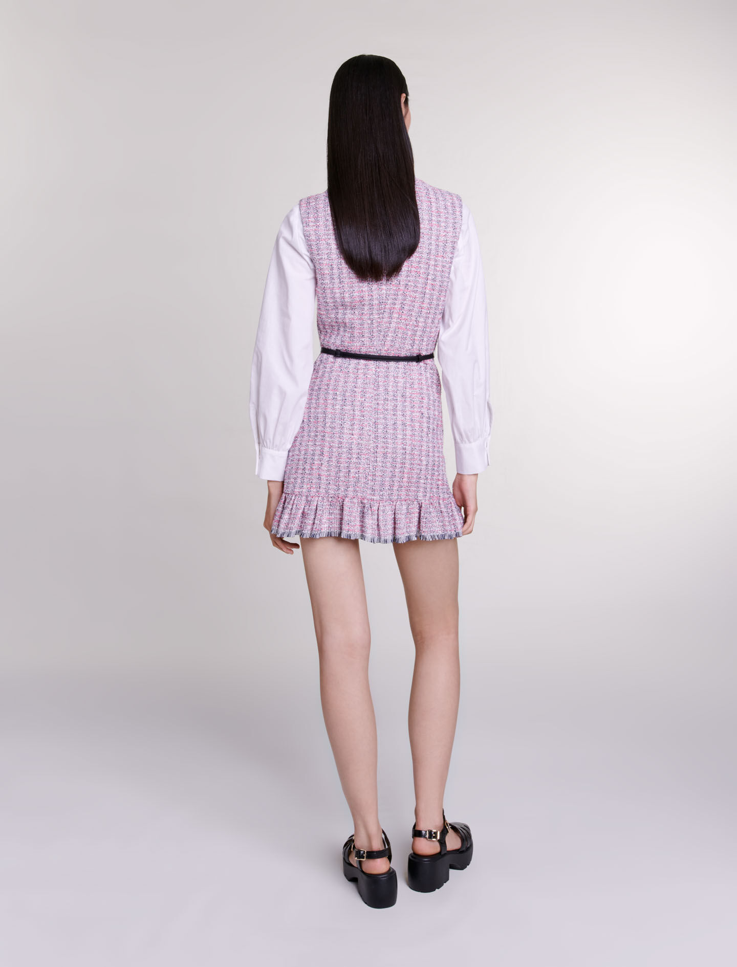 Mondrian Tweed Mini Dress
