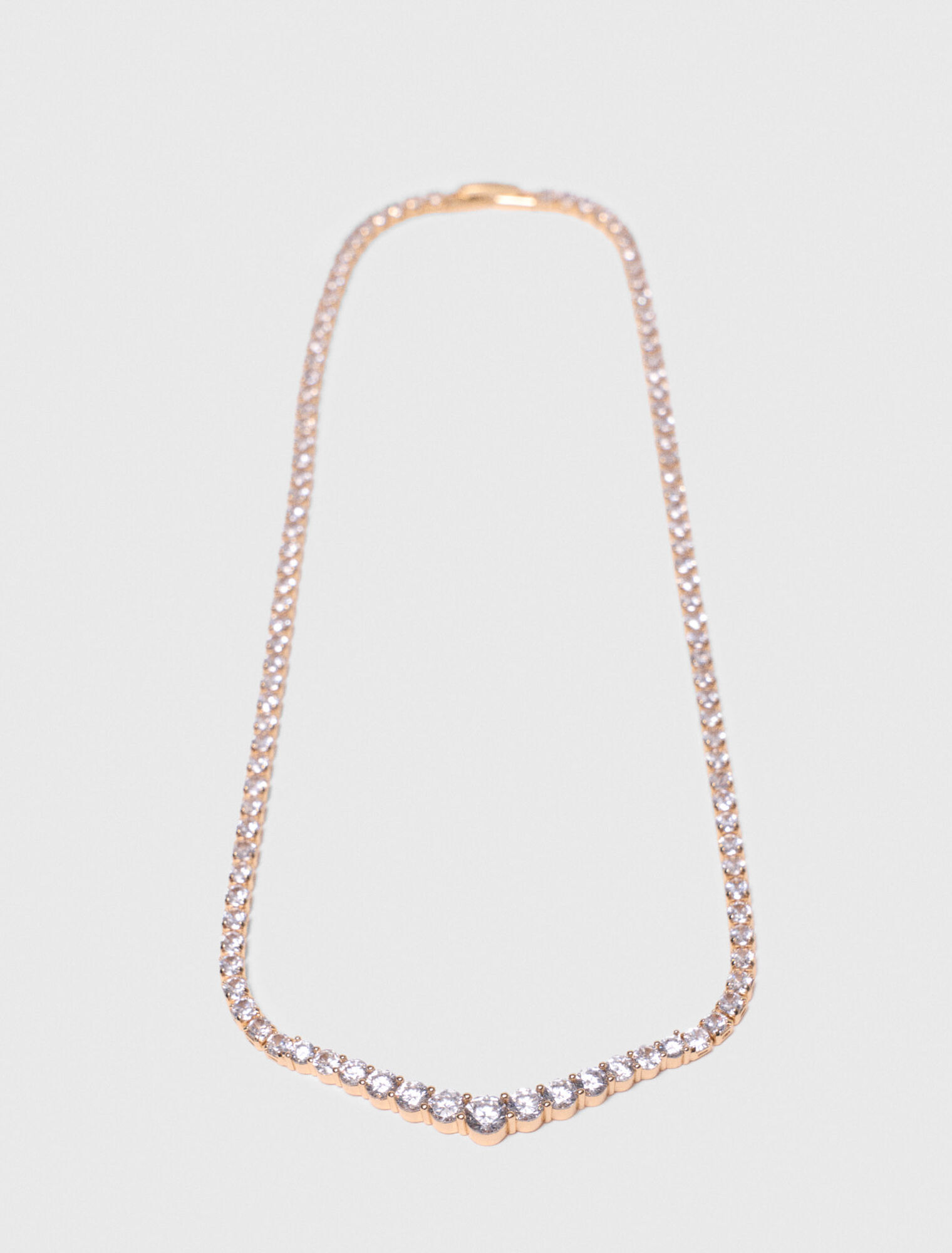 Cascade diamant&eacute; necklace