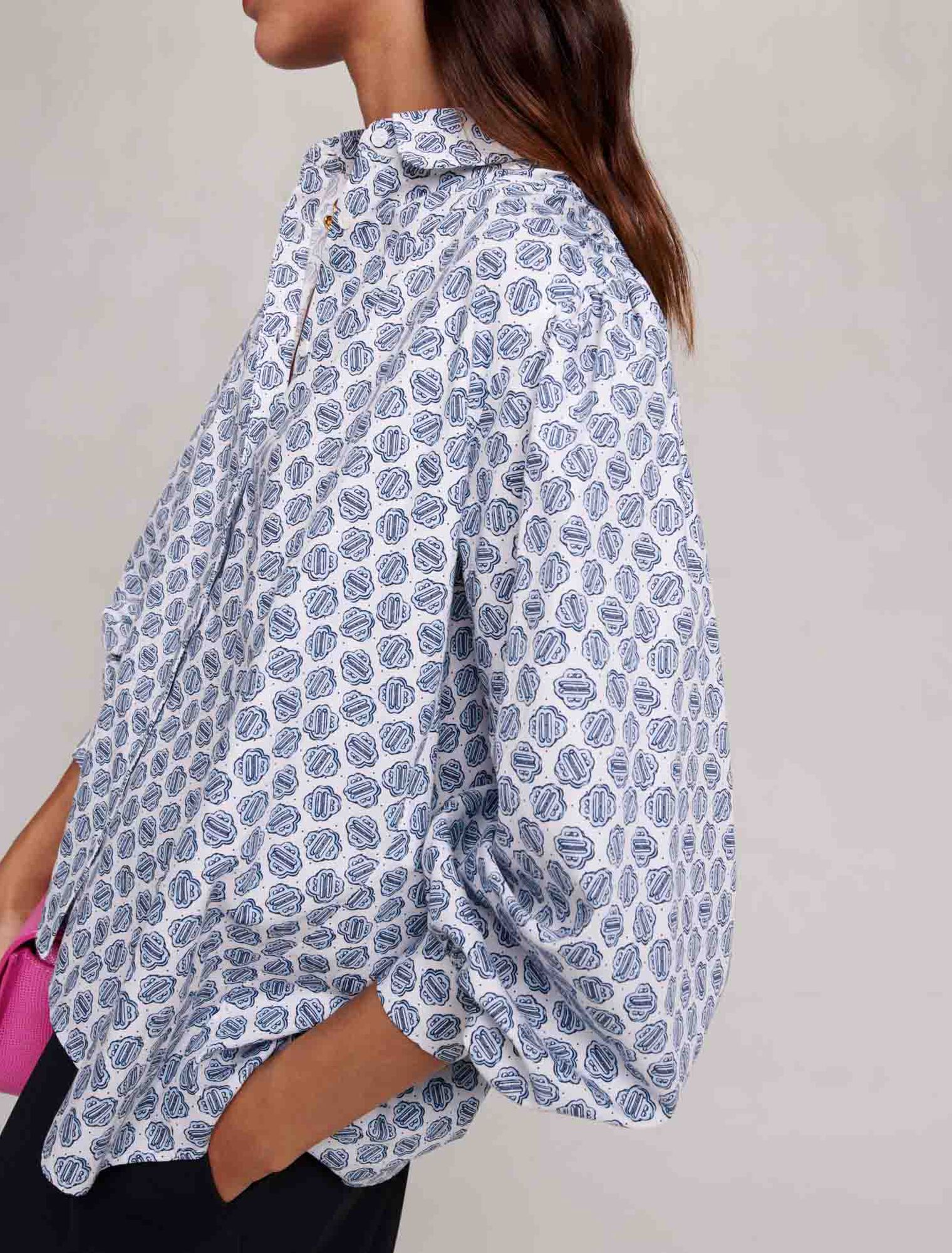Chemise imprimé monogramme