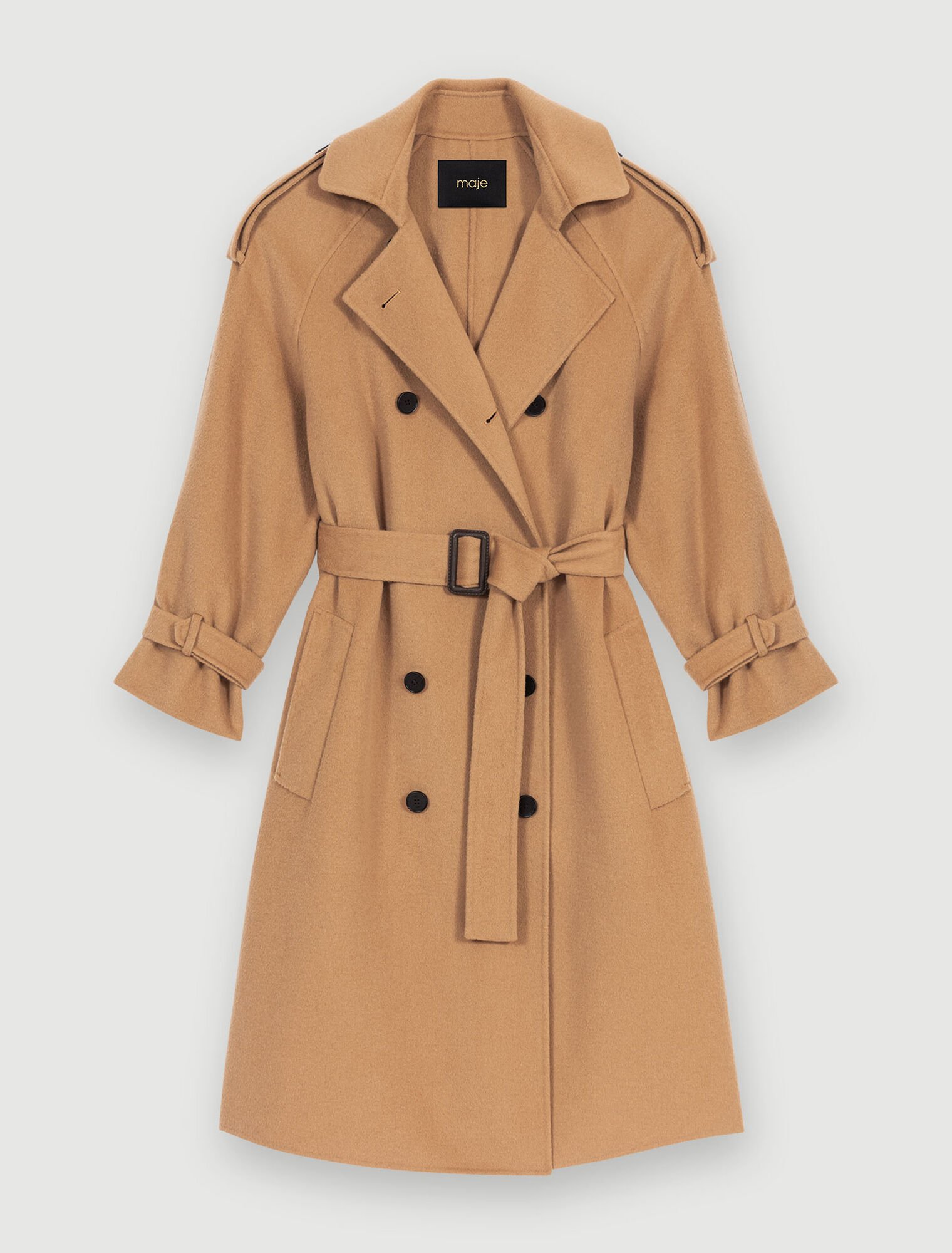 Camel wool coat