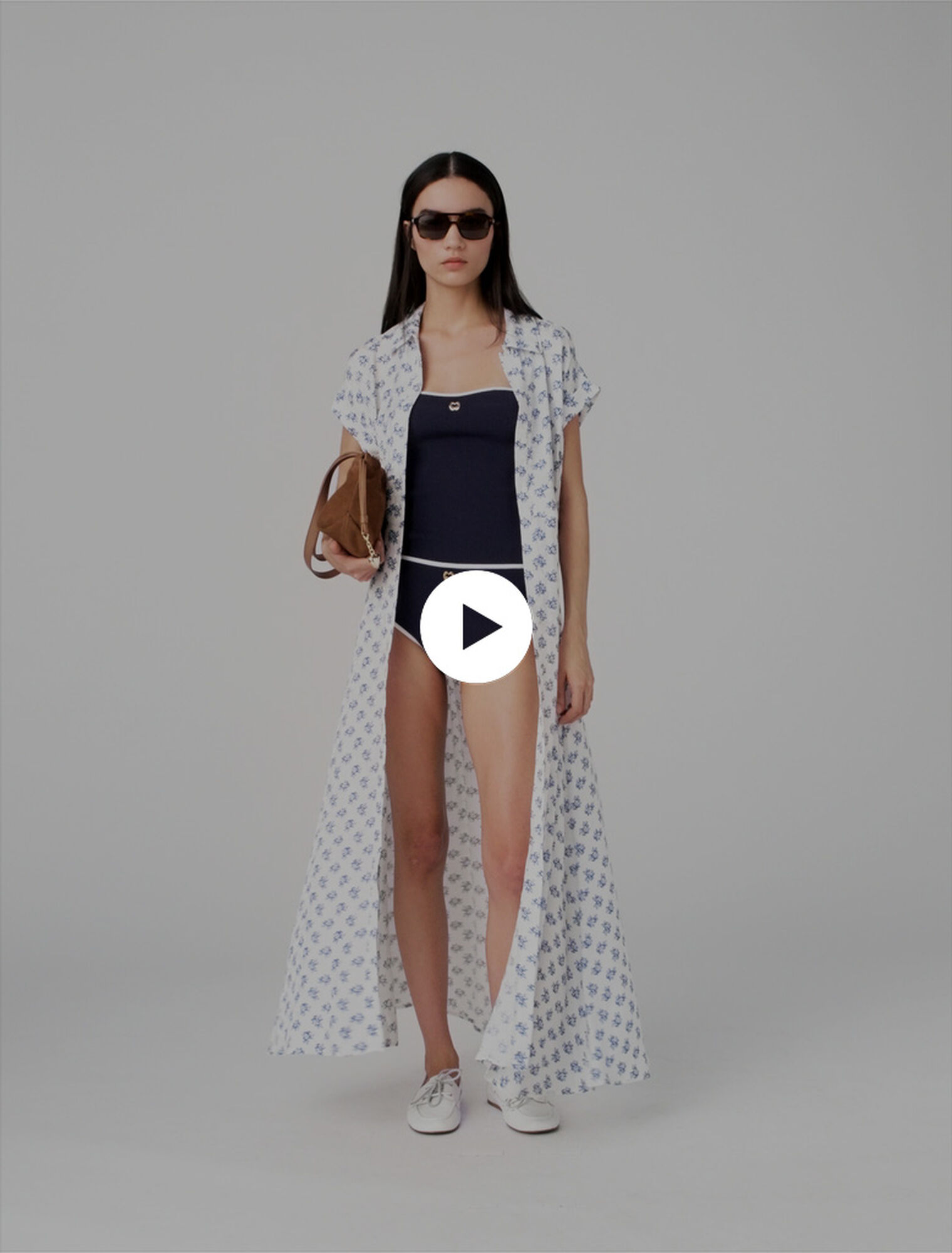 Jacquard print maxi dress