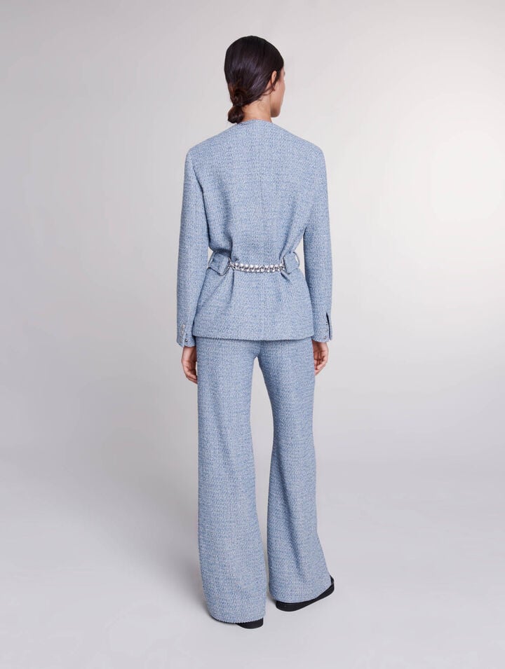 Pantalon en tweed