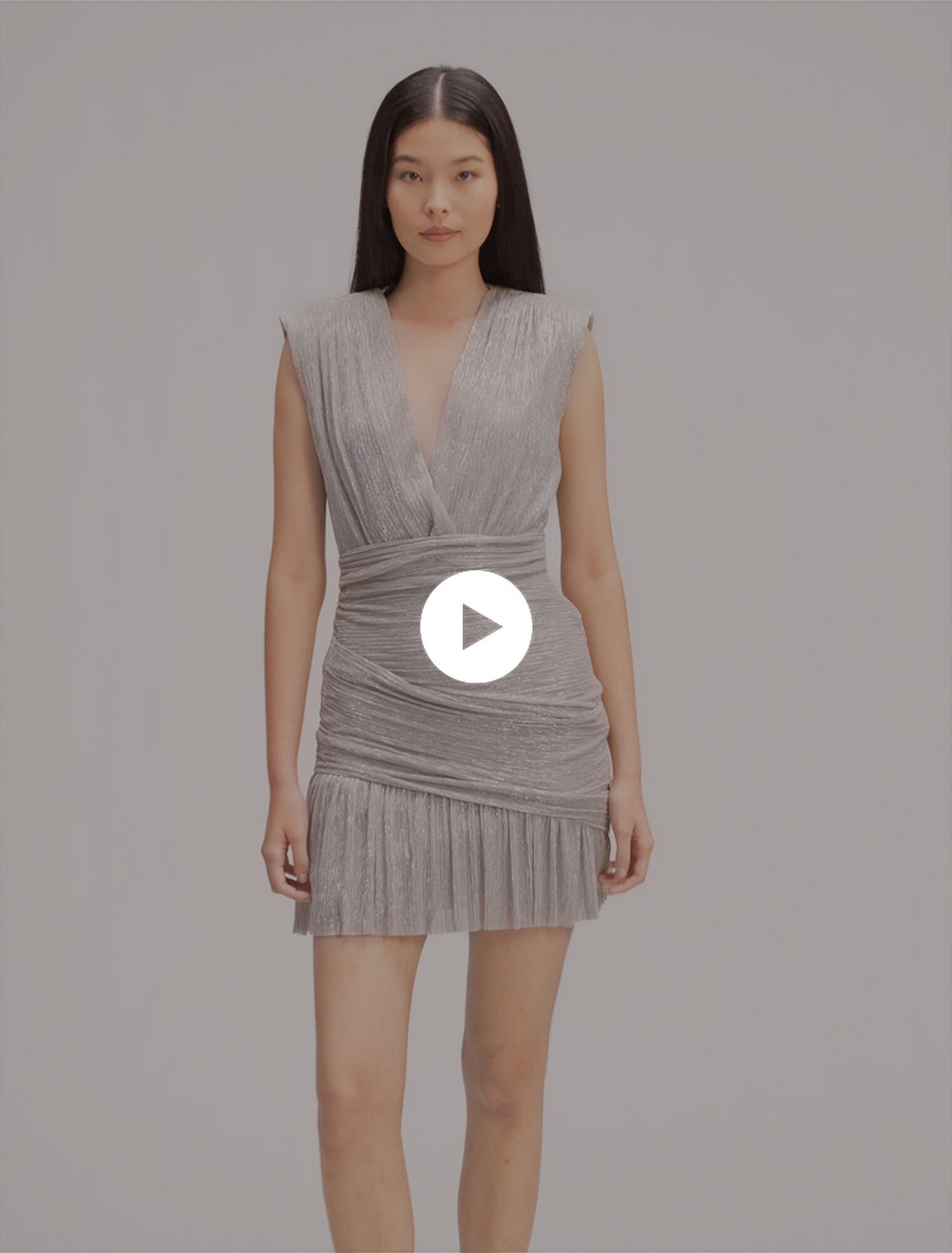 Short metallic dress