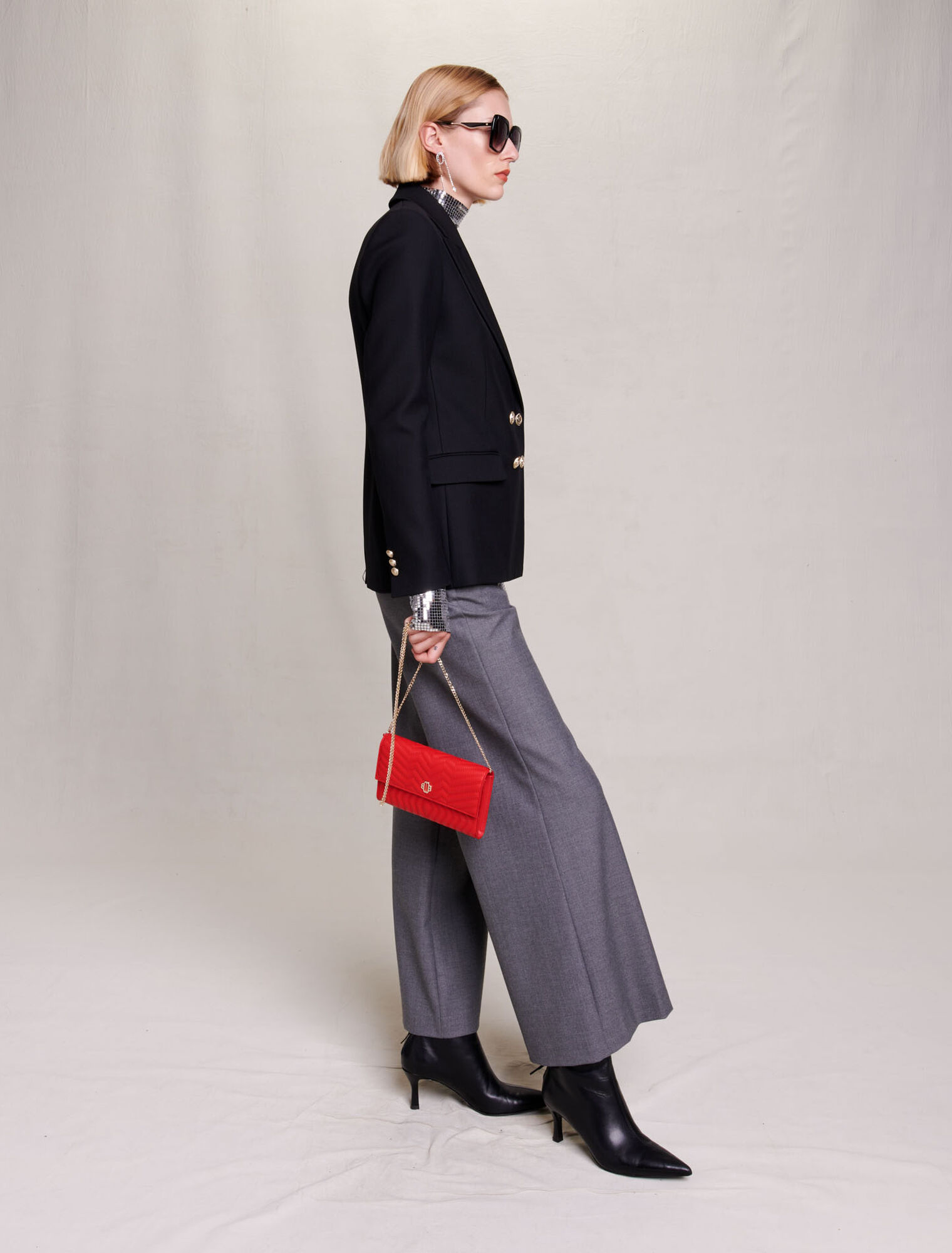 Veste courte en tweed