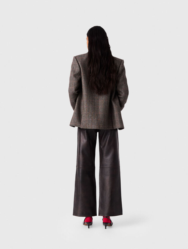 Pantalon en cuir