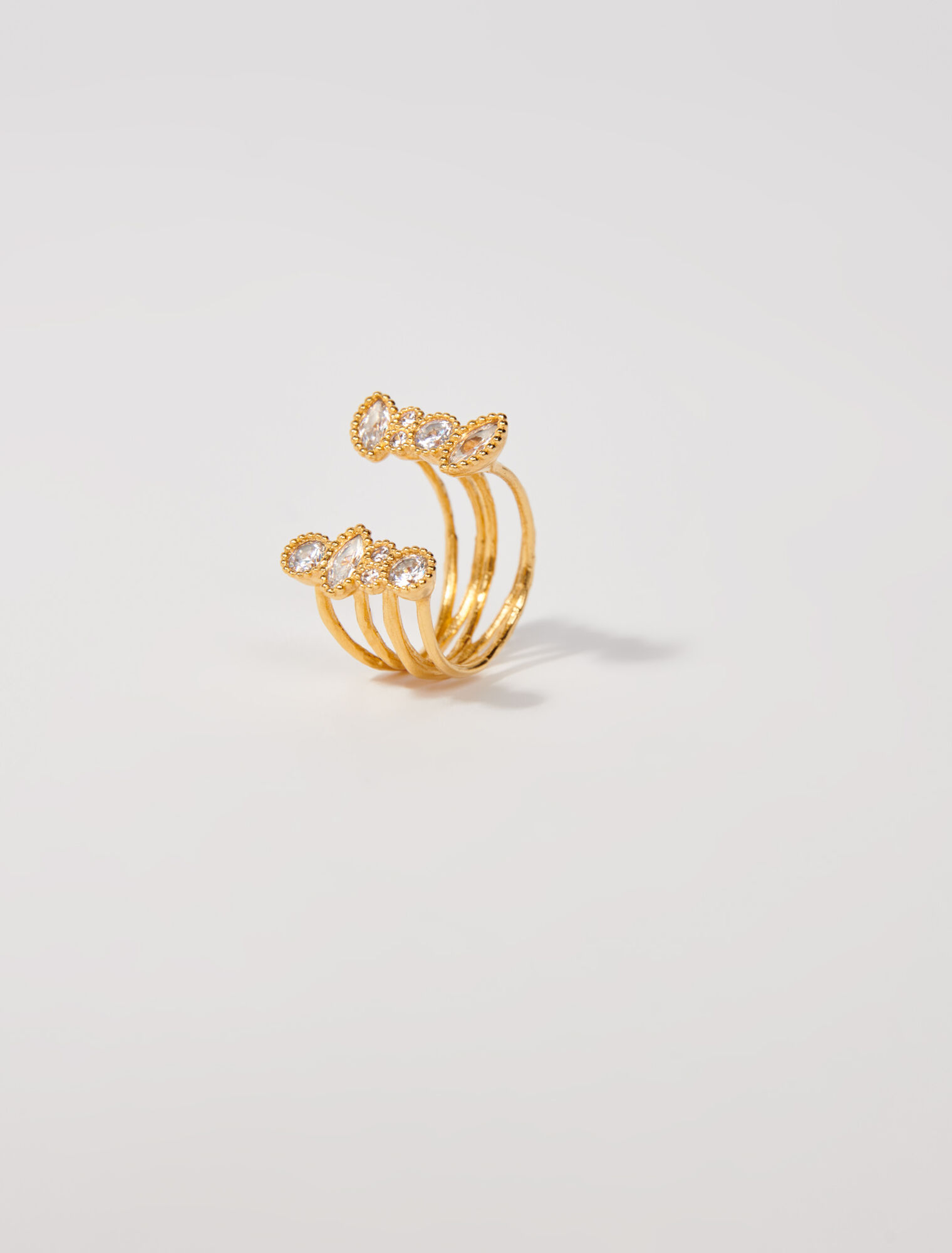Bague en laiton recyclé doré