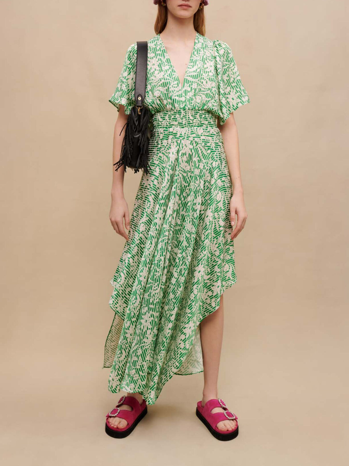 Maje asymmetric dress new arrivals