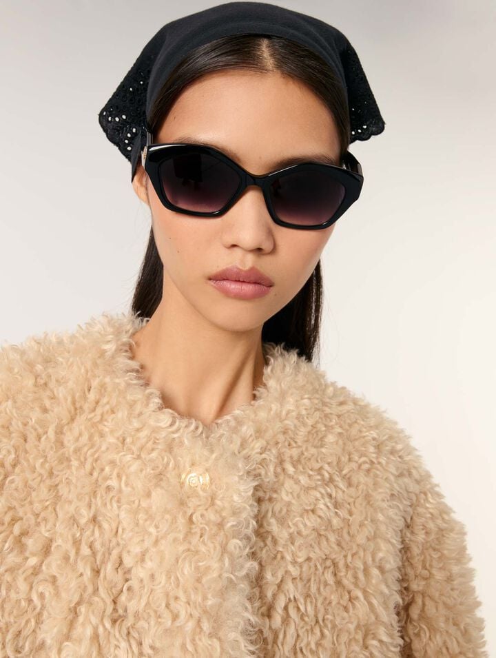 Short faux fur coat