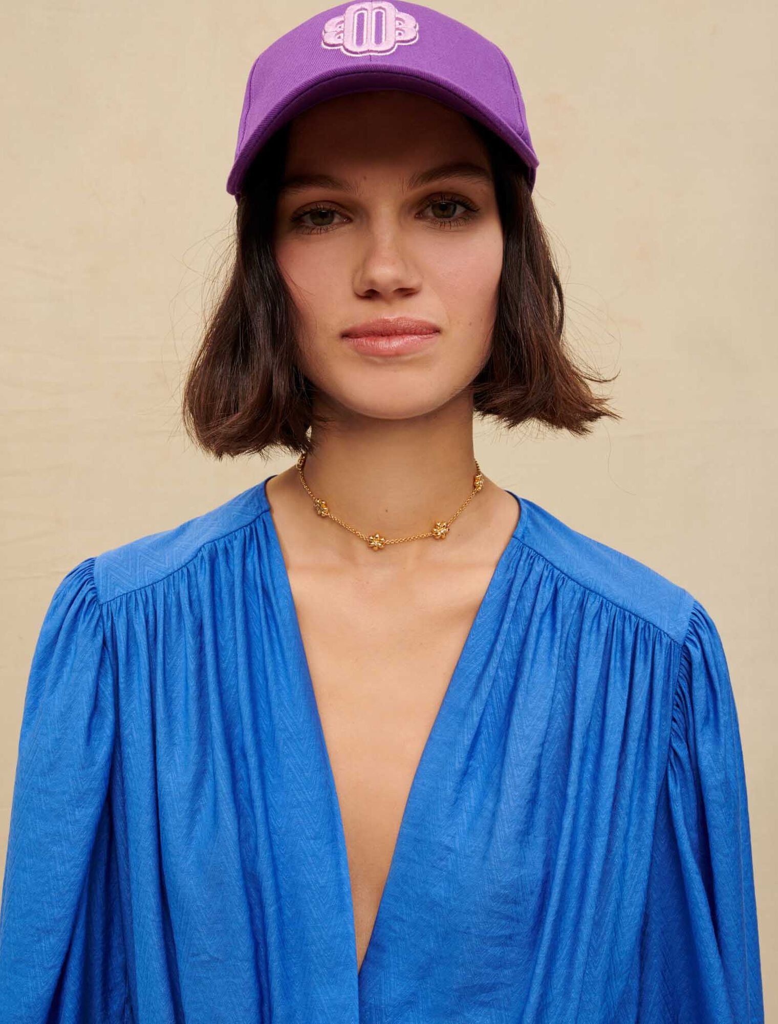 Robe courte à volant