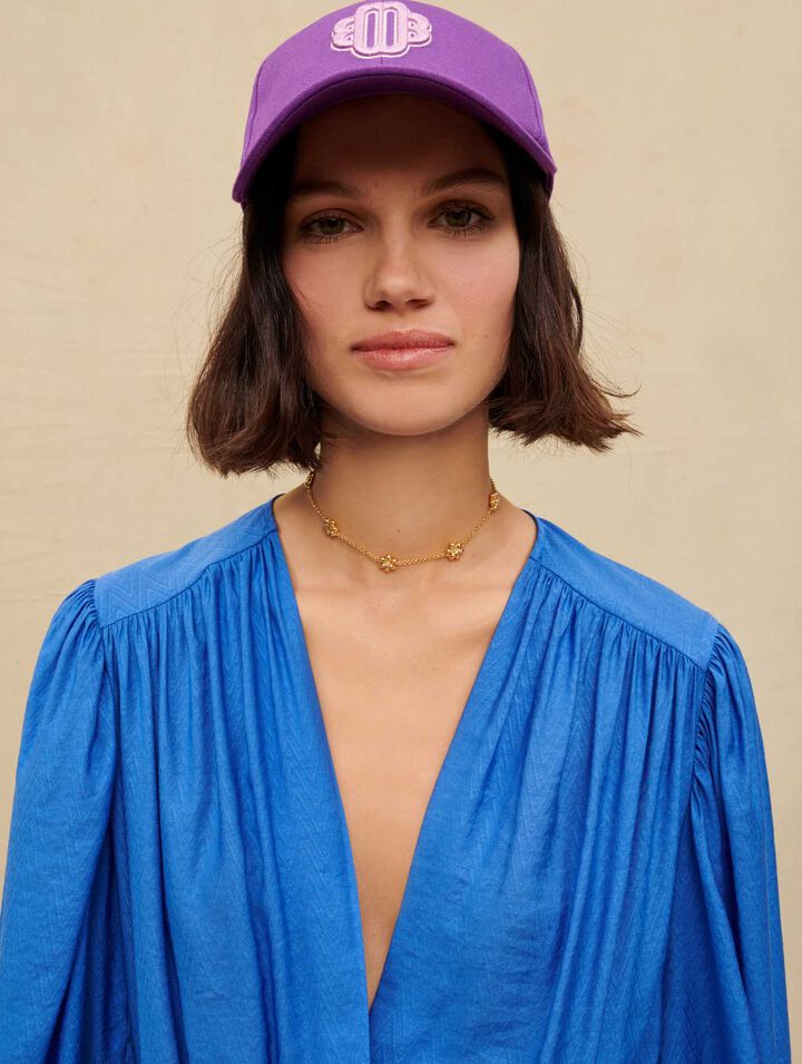 Robe courte à volant