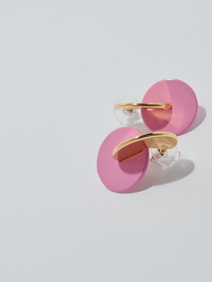 Boucles d'oreilles émaillées