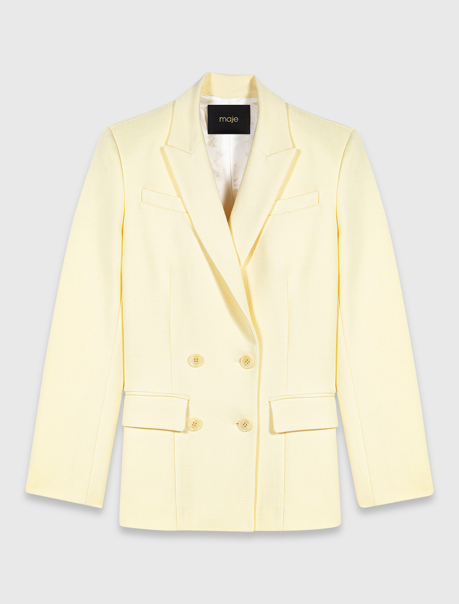 Veste de tailleur crois&eacute;e