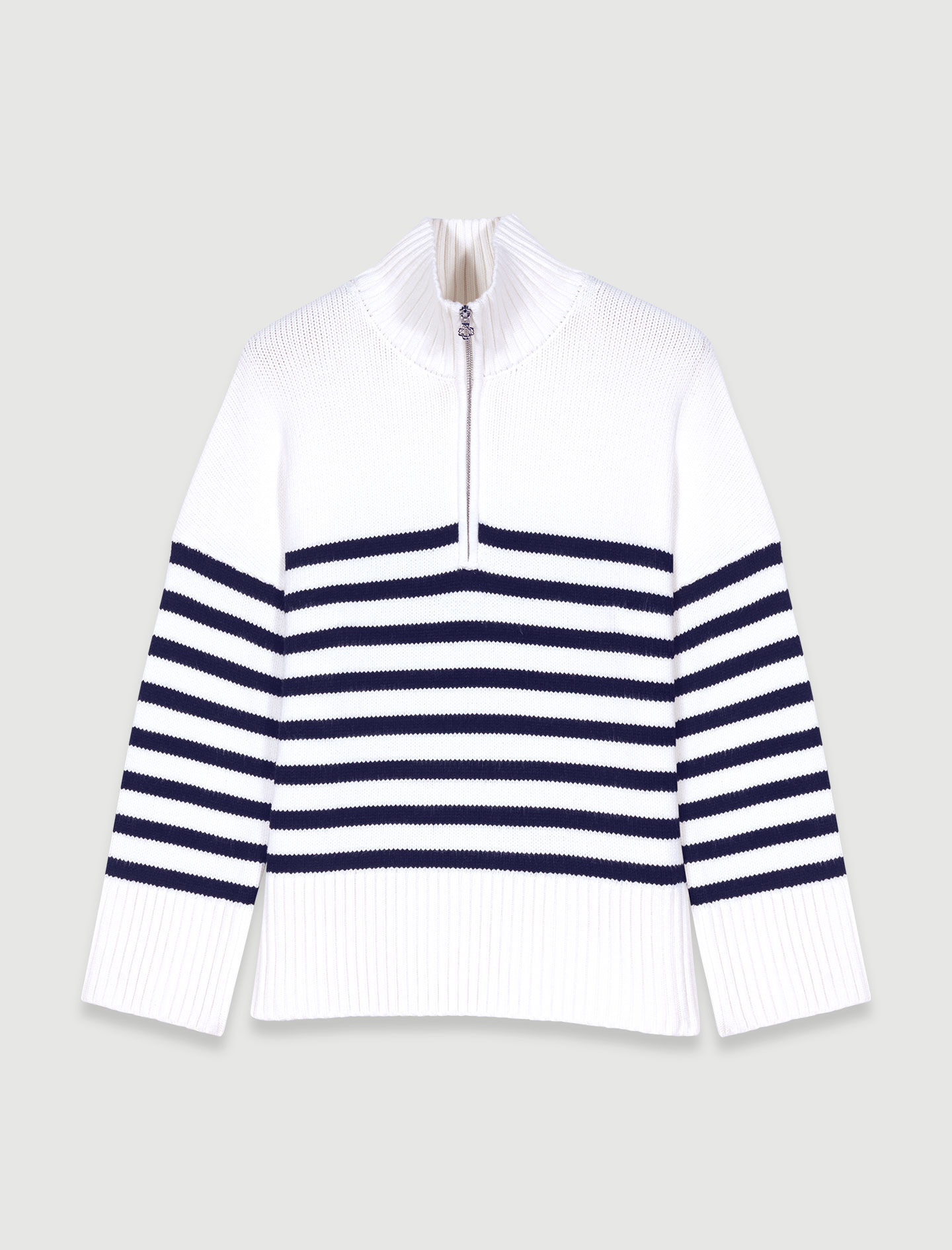 Mame Kurogouchi(マメ) Double-Layer Stripe Jersey Pullover