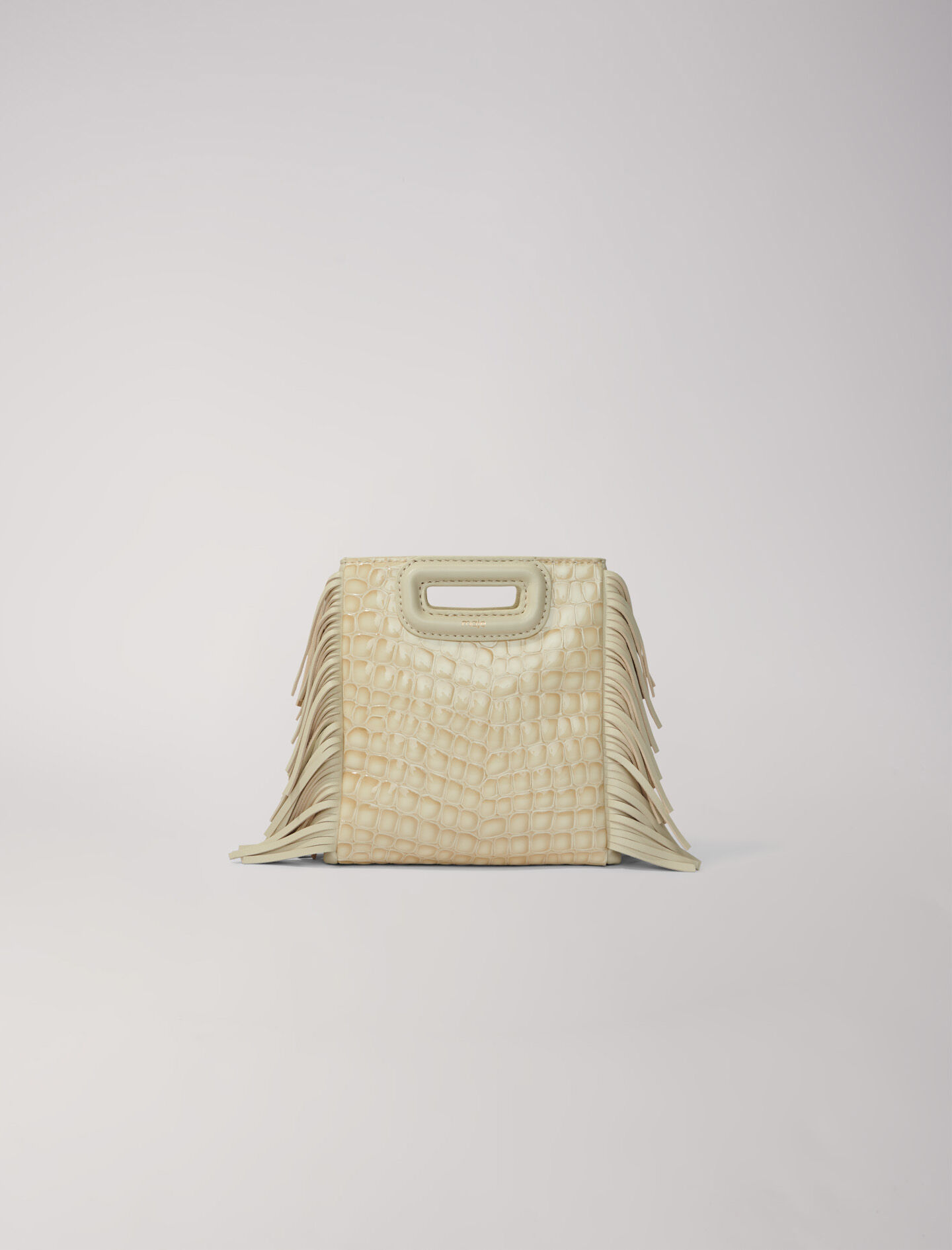 Black mock croc bag on sale