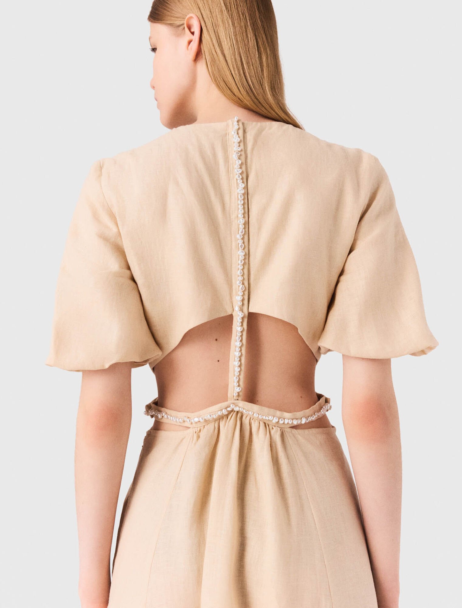 Robe longue en lin