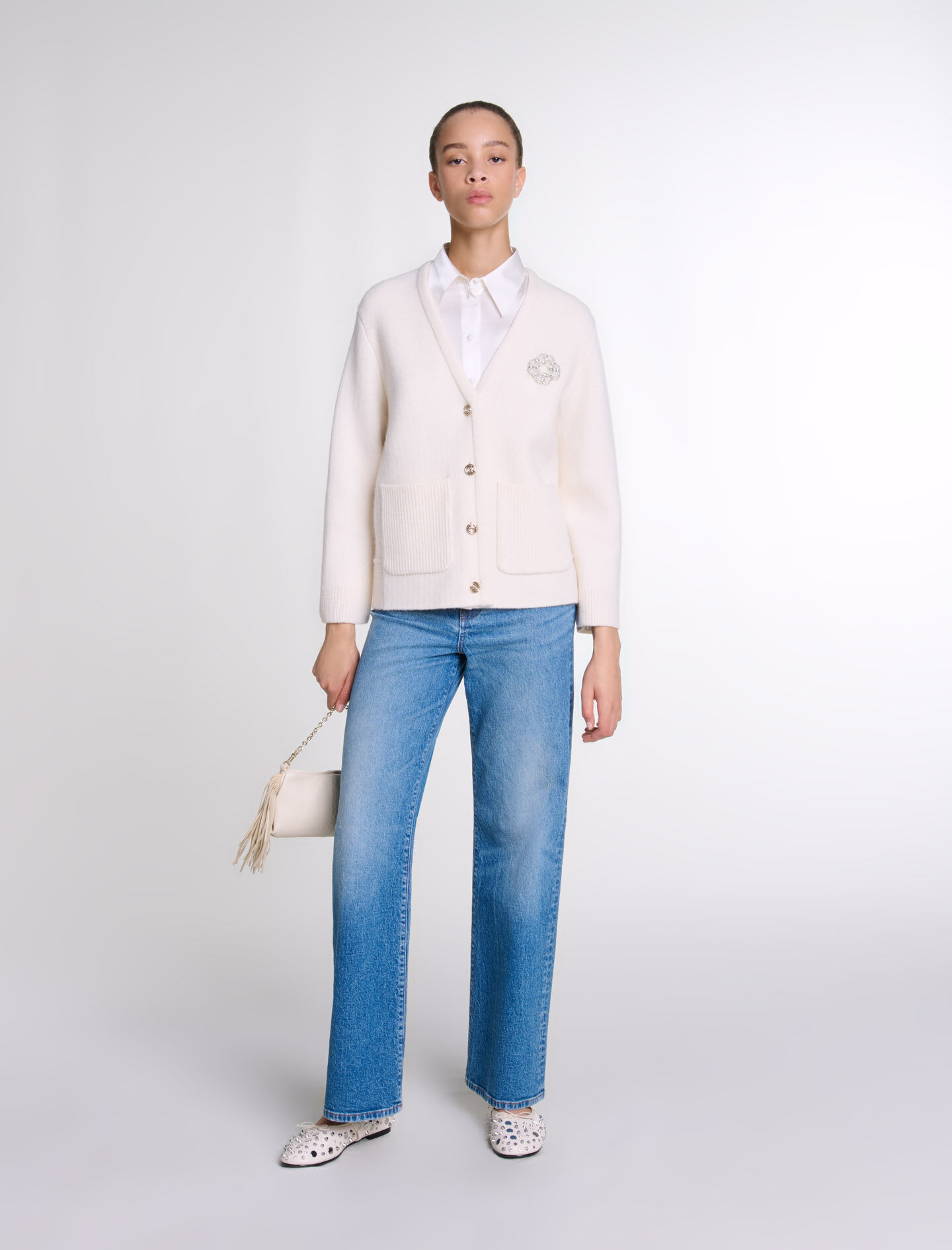 Maje jeans dress outlet