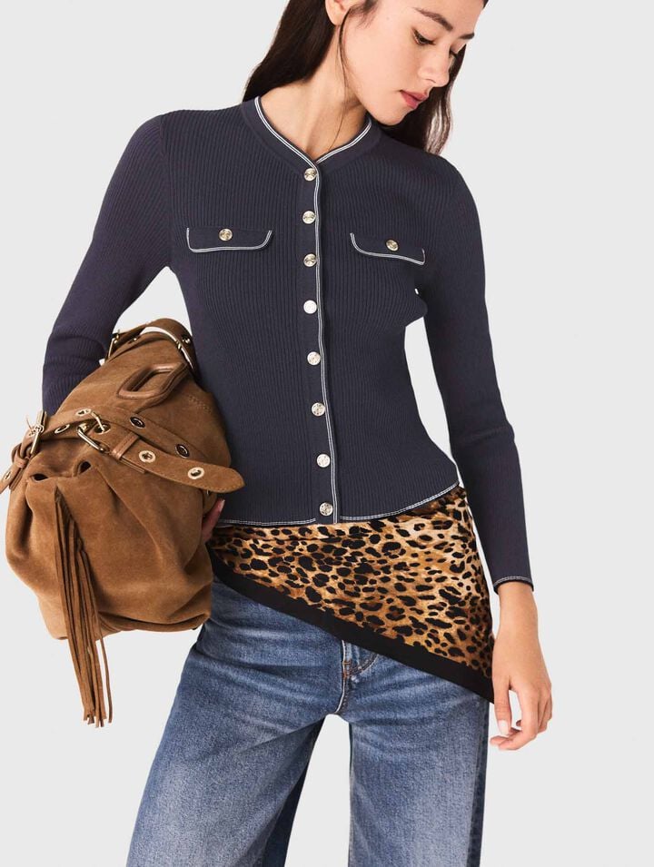 Leopard print scarf