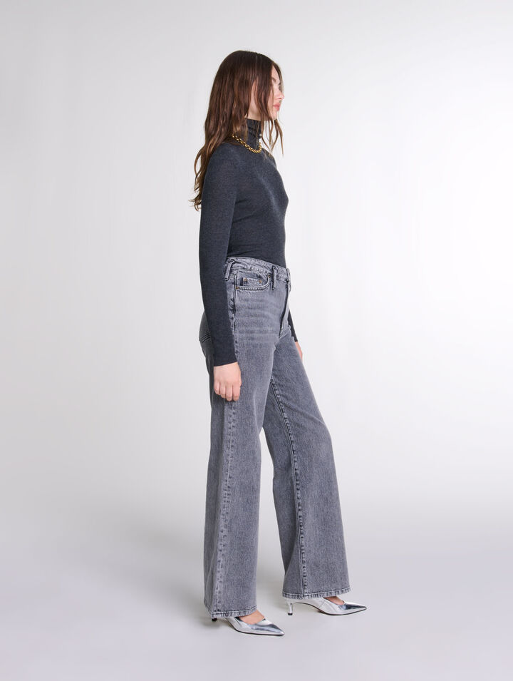 Wool and silk jumper