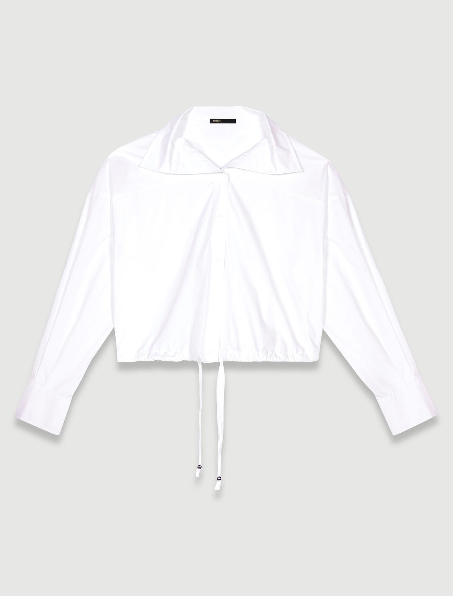 Chemise courte en coton