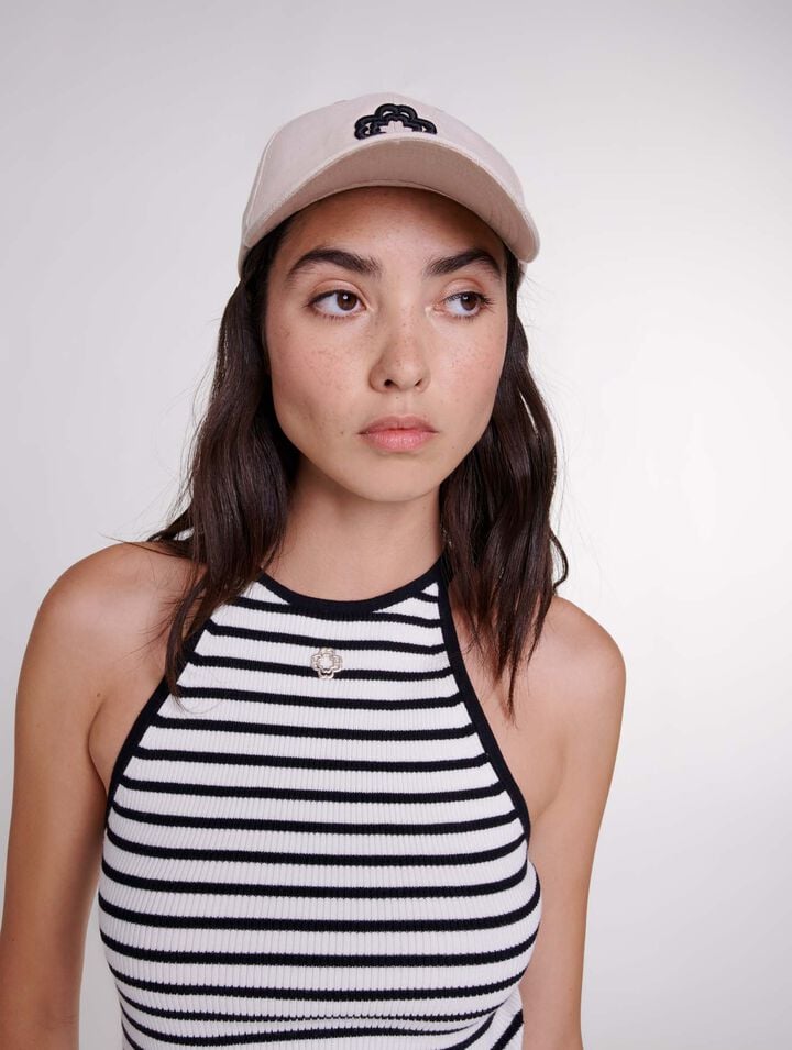 Short imprimé en coton