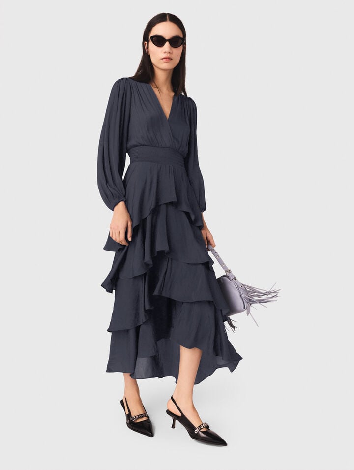 Robe courte en maille