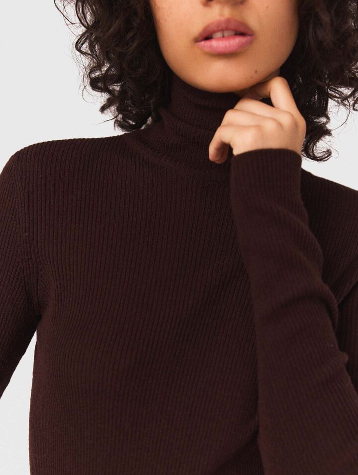 Pull en laine et soie