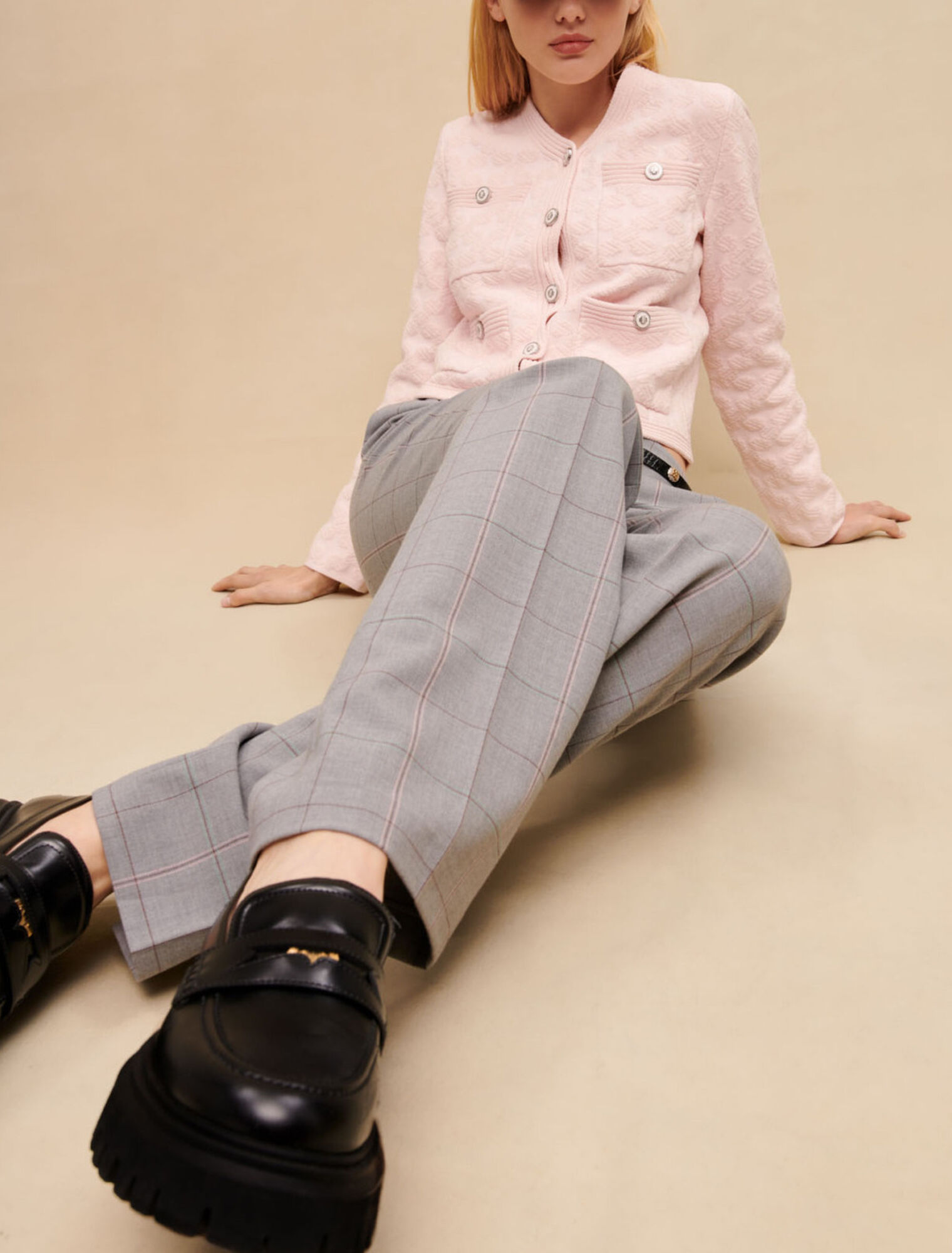 Pantalon de costume droit