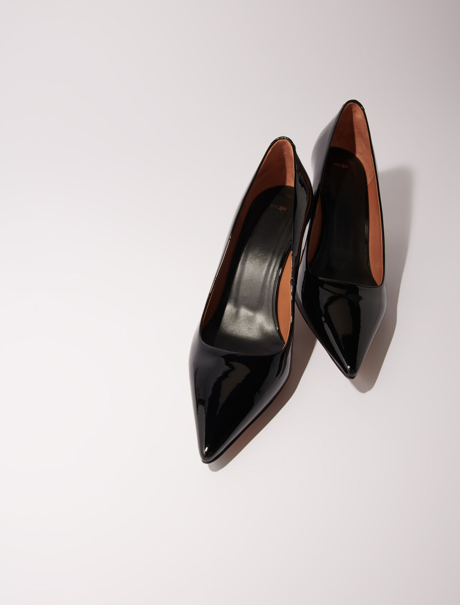 Escarpins pointus en cuir