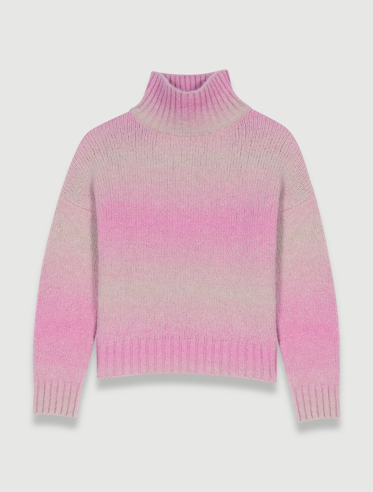 Gradient knit jumper