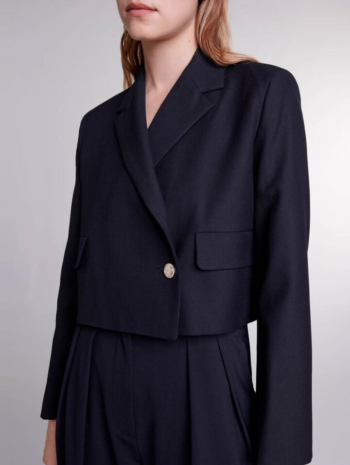 Veste courte droite