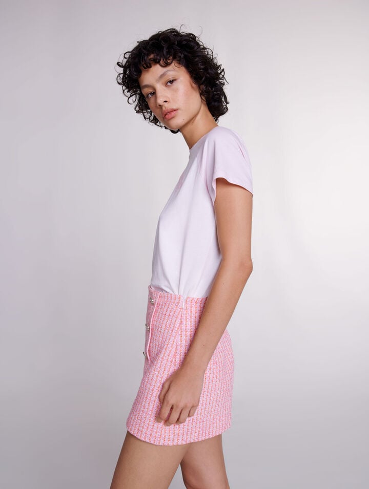 Short en tweed