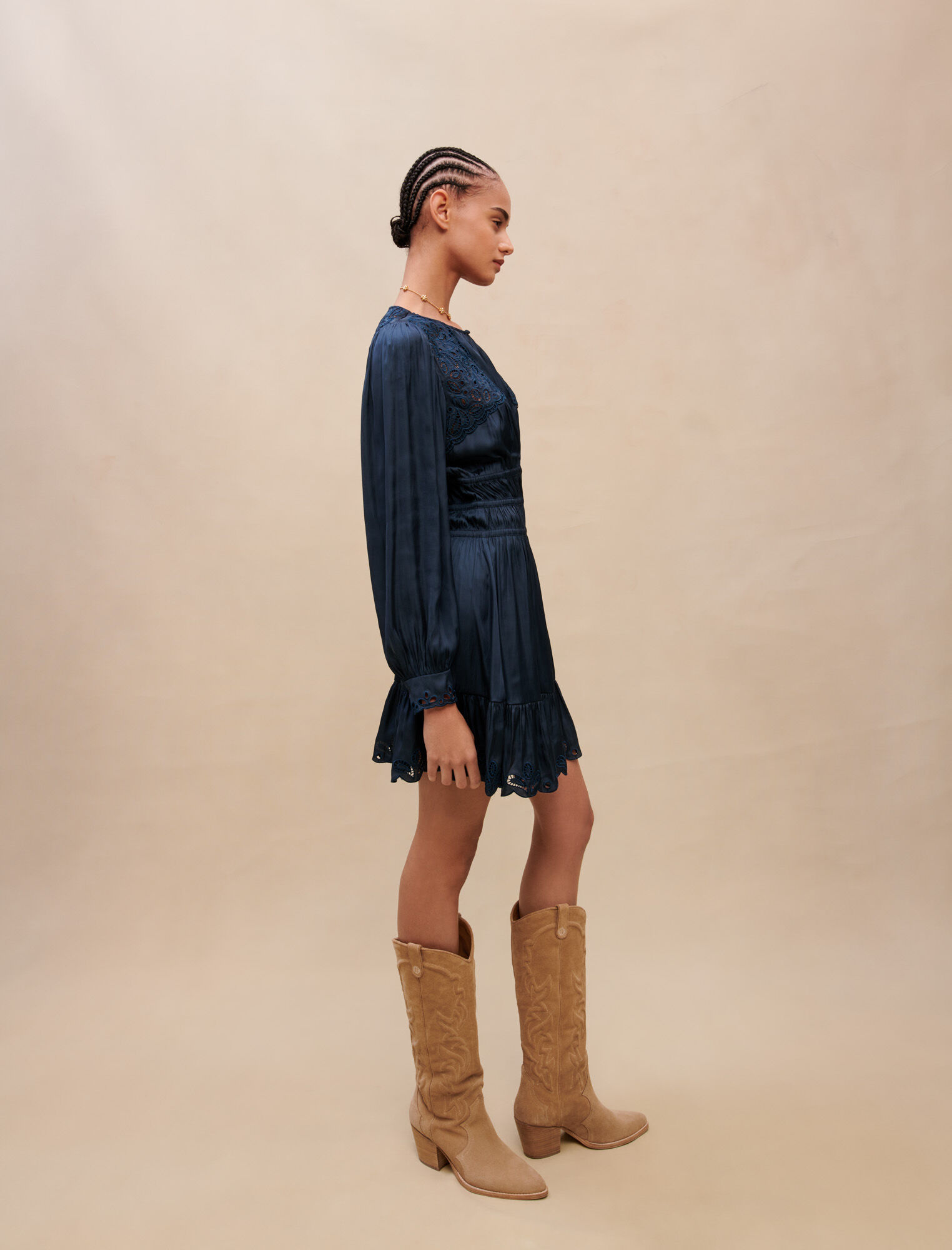 Robe smockée maje deals