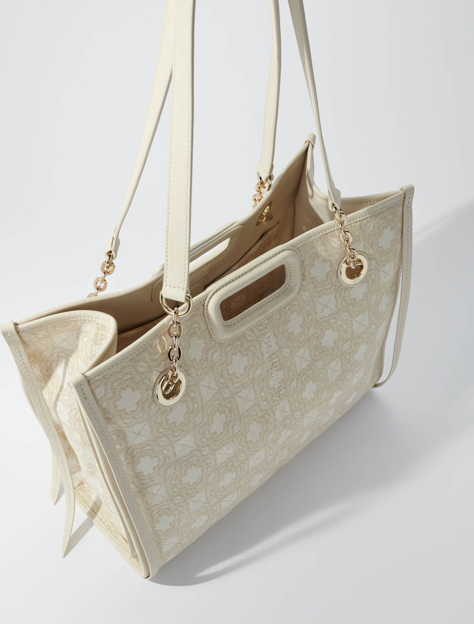 Cabas en toile imprimée clover
