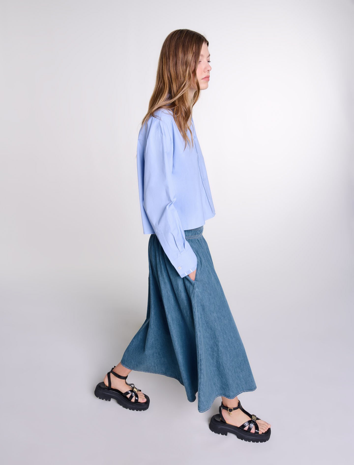 【PONDER.ER】POUR Smocked Denim Skirt Smocked_Denim_Skirt_1024x1024.