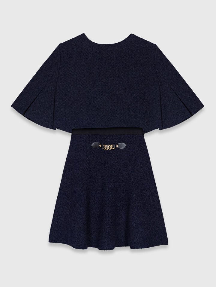 Robe 2en1 en tweed