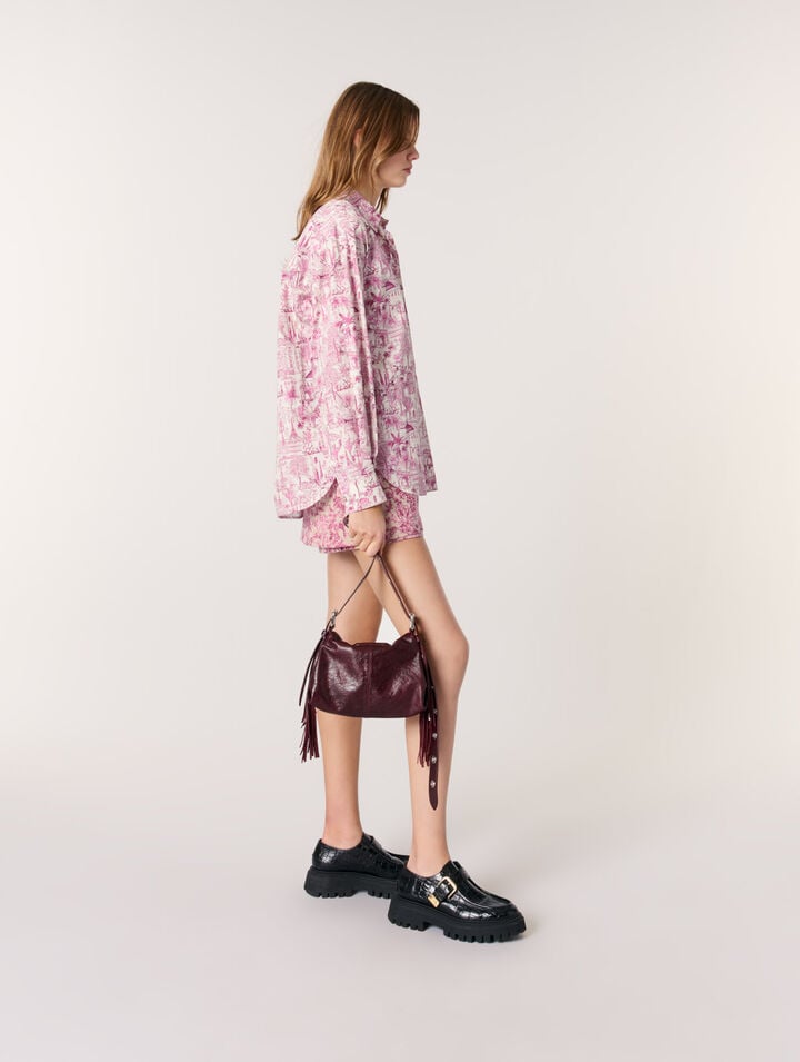Chemise oversize imprimée