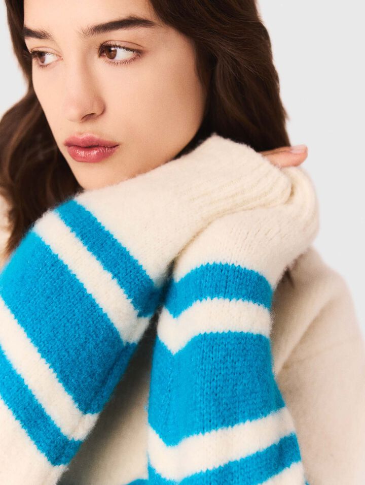 Pull ample en laine melangé