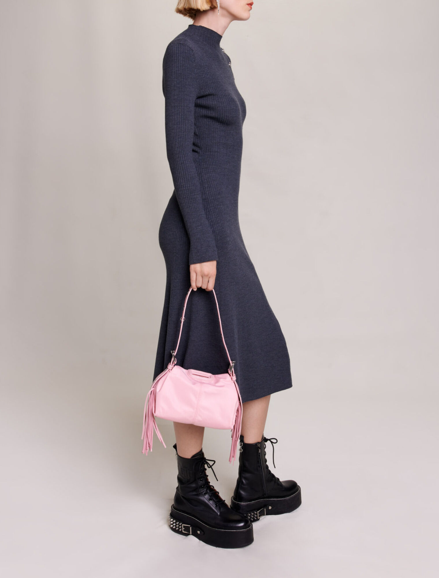 Knit maxi dress