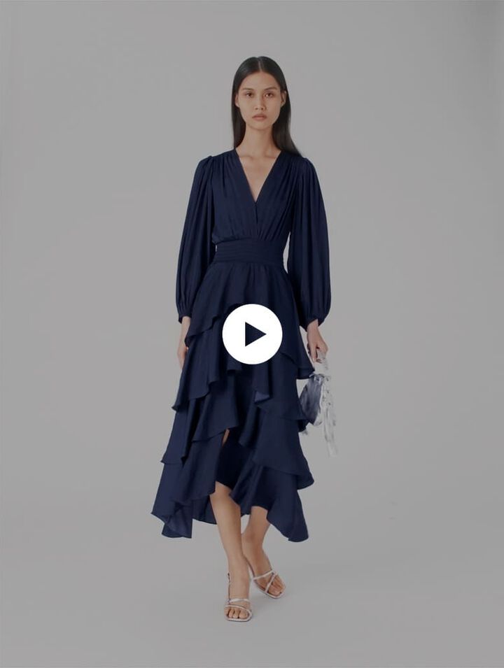 Robe courte en maille