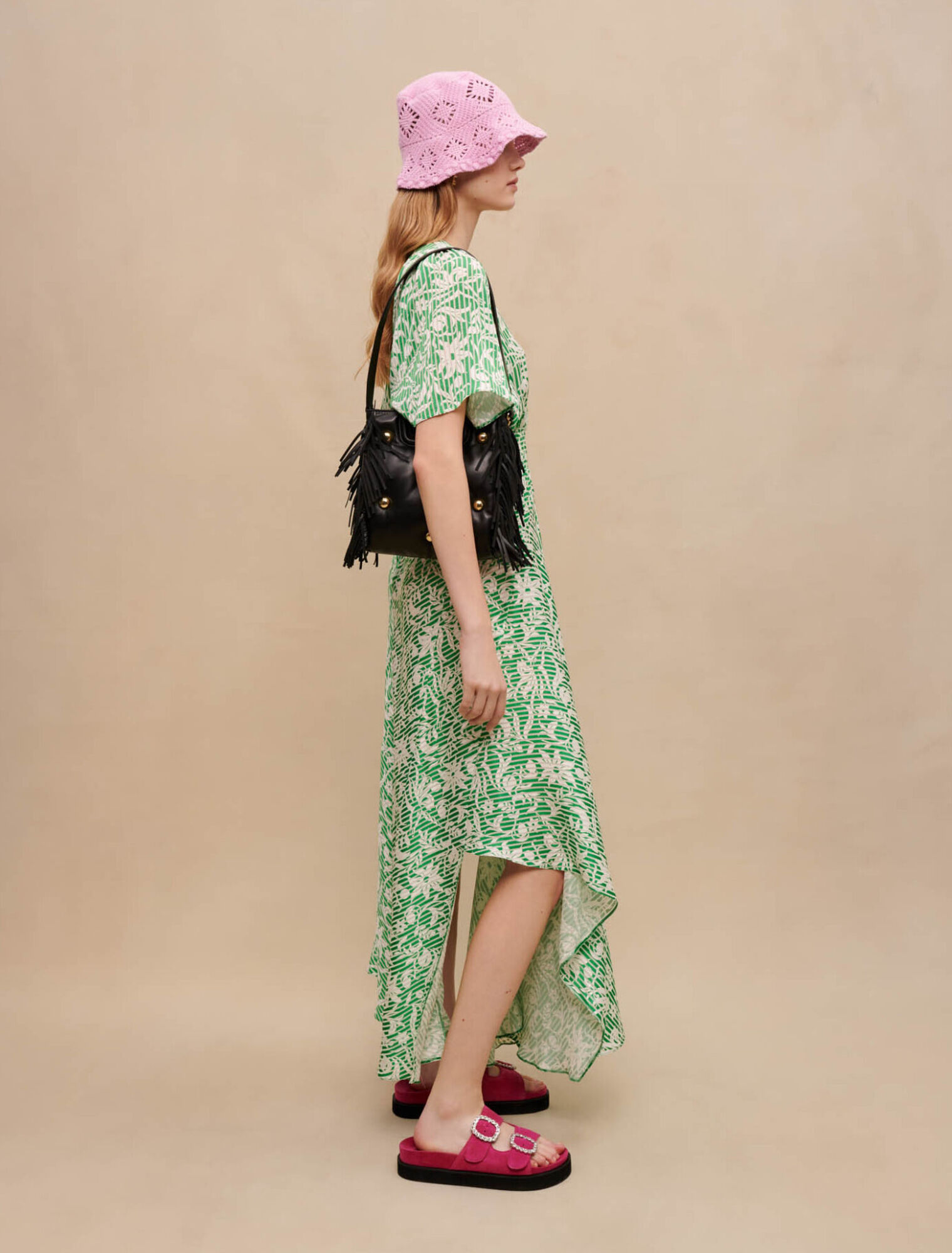 Long asymmetric dress
