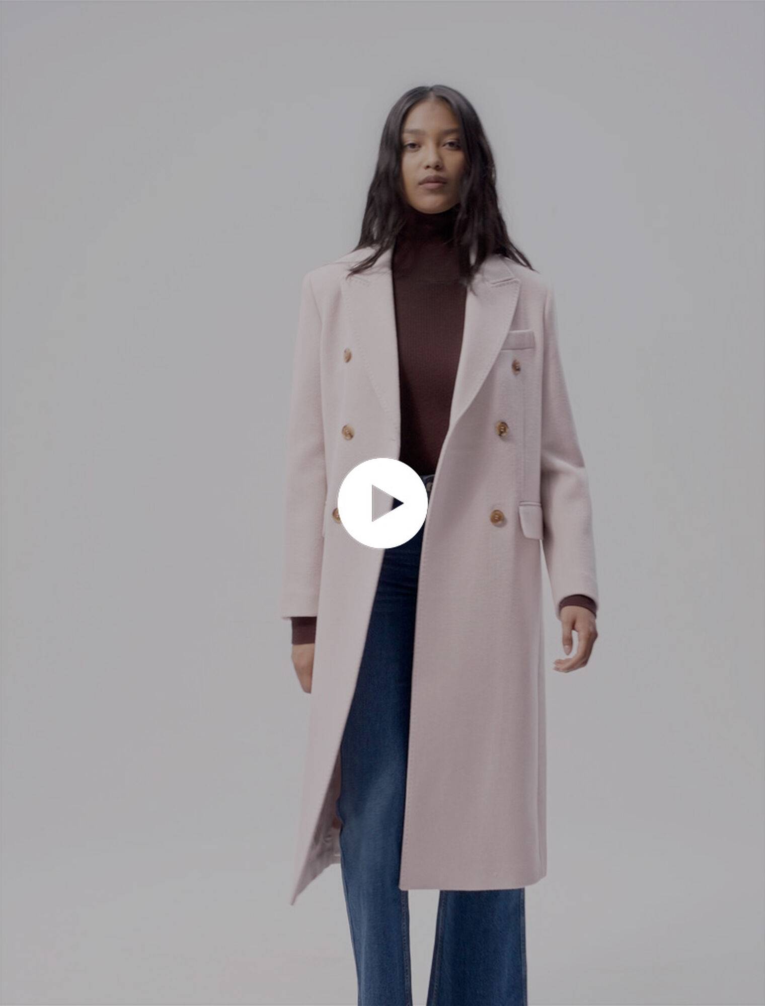 Manteau long doublé