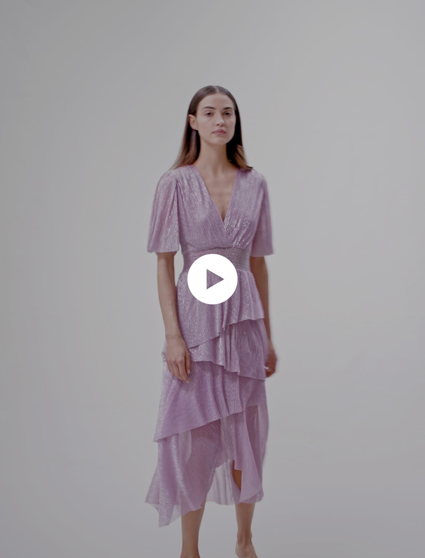 maje★ ROBE LONGUE A VOLANTS ワンピース Robe longue à volants